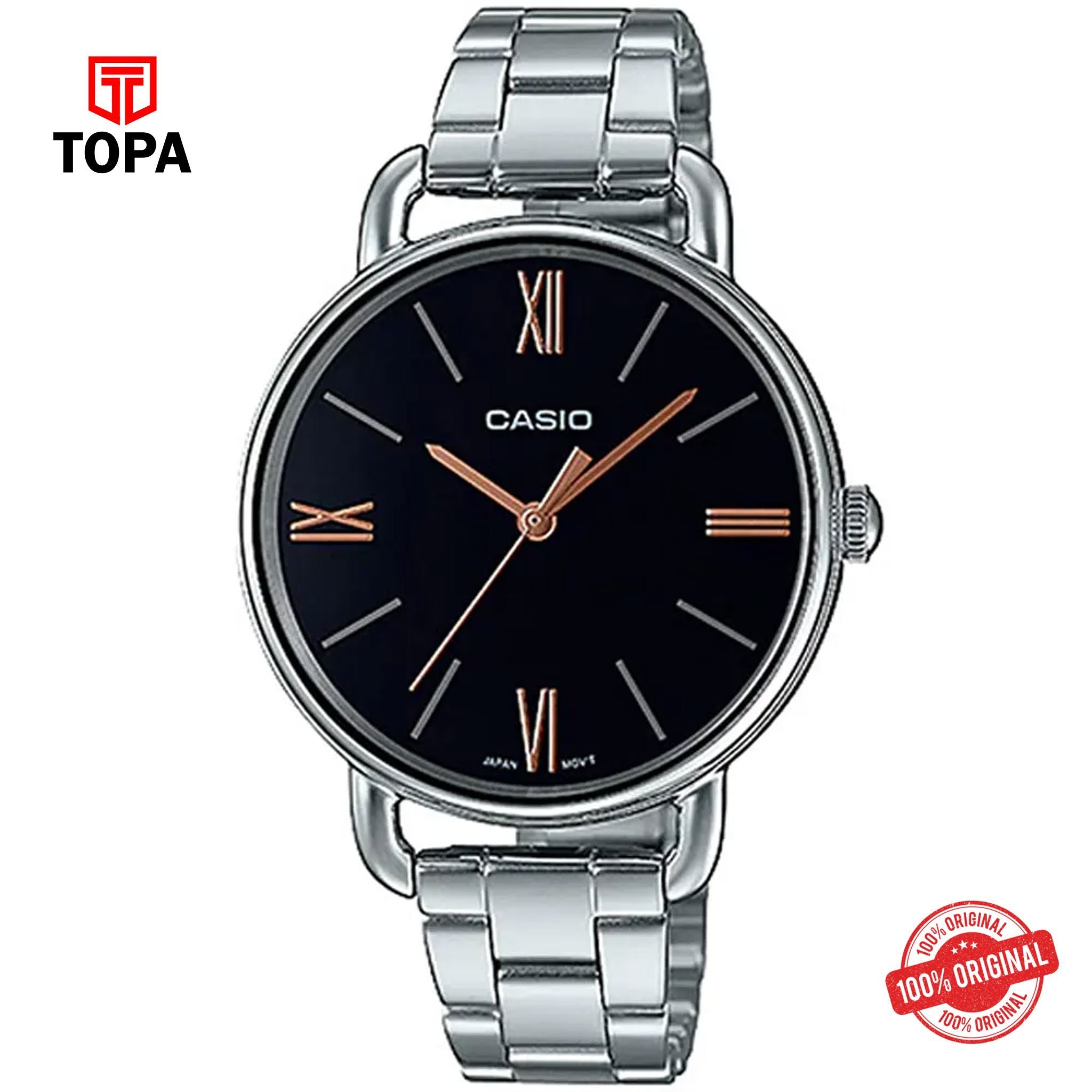 Casio LTP-E414D-1A Quartz Analog Women's Watch