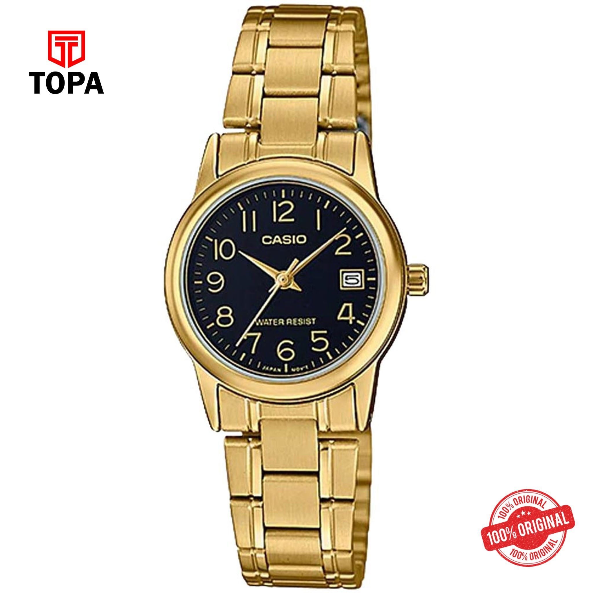 Casio LTP-V002G-1B Quartz Analog Women's Watch