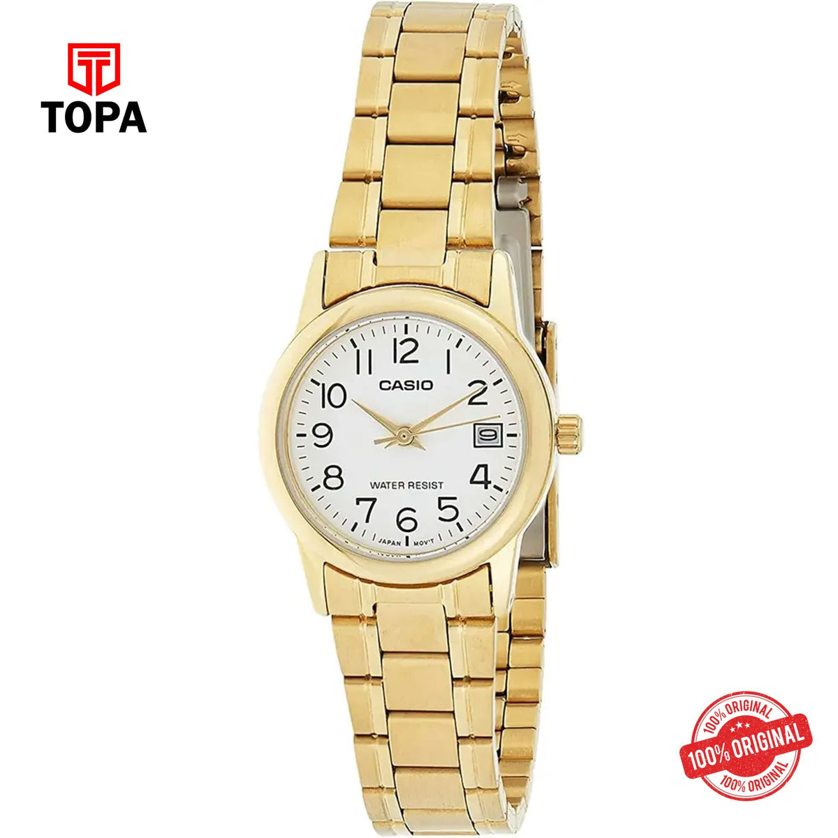 Casio LTP-V002G-7B2 Quartz Analog Women's Watch