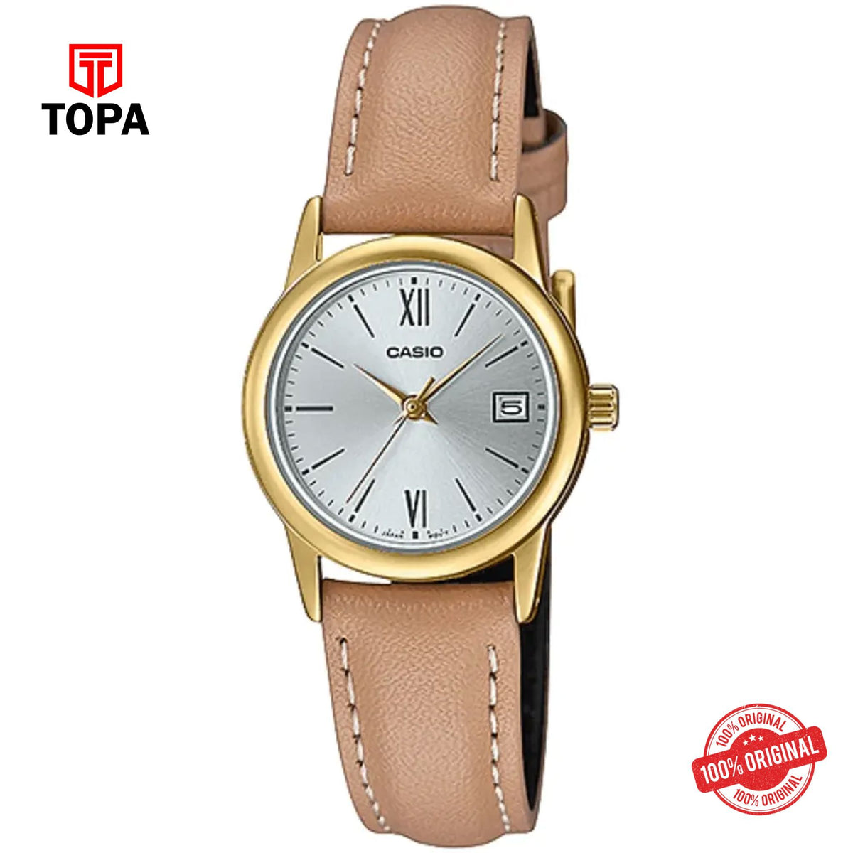 Casio LTP-V002GL-7B3 Quartz Analog Women's Watch