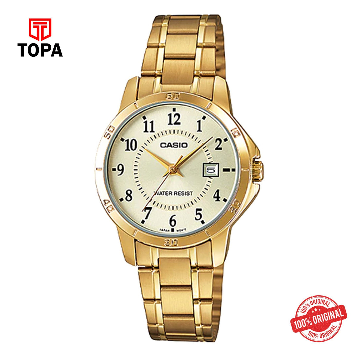 Casio LTP-V004G-1B2 Quartz Analog Women's Watch