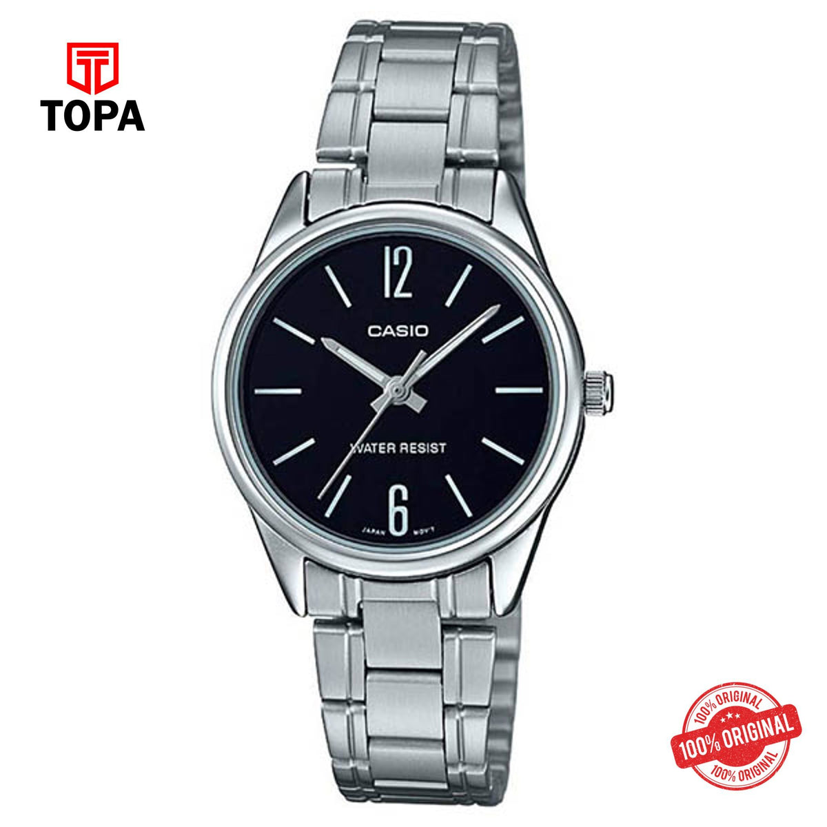 Casio LTP-V005D-1B Quartz Analog Women's Watch