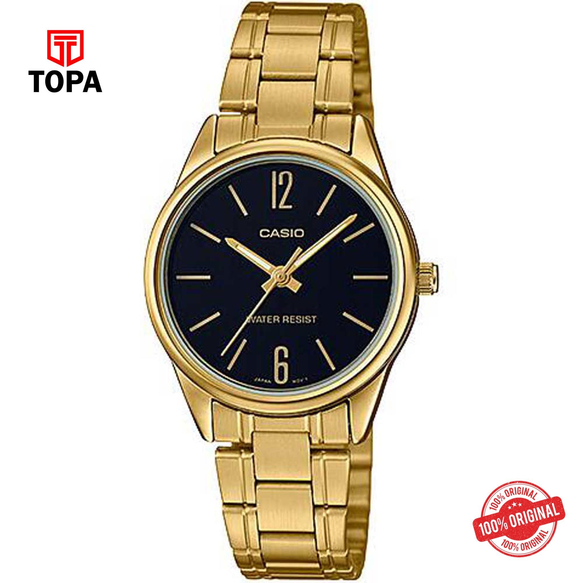 Casio LTP-V005G-1B Quartz Analog Women's Watch