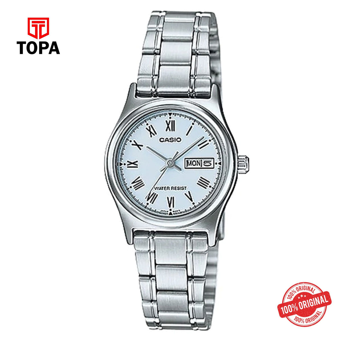 Casio LTP-V006D-2B Quartz Digital Women's Watch