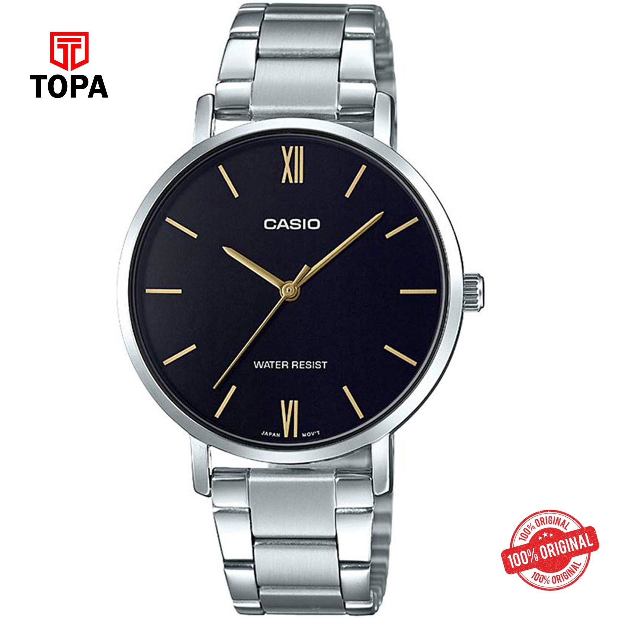 Casio LTP-VT01D-1B Quartz Analog Women's Watch