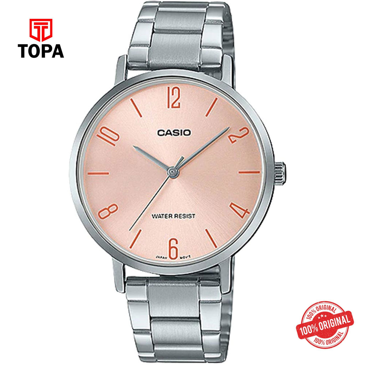Casio LTP-VT01D-4B2 Quartz Analog Women's Watch