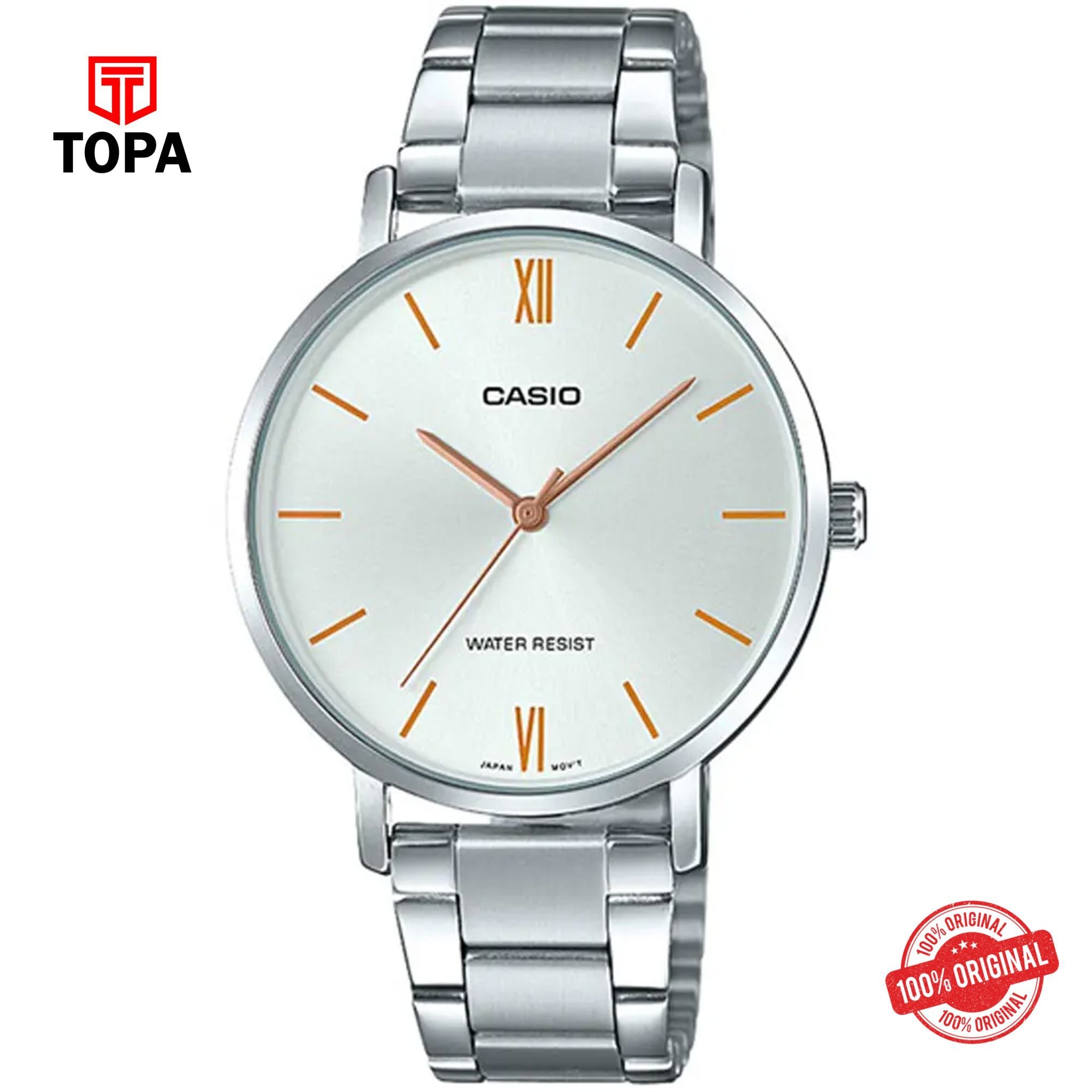 Casio LTP-VT01D-7B Quartz Analog Women's Watch