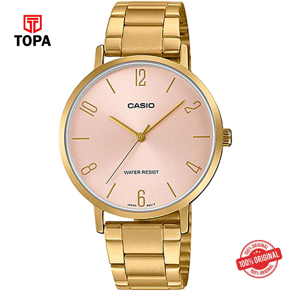 Casio LTP-VT01G-4B Quartz Analog Women's Watch