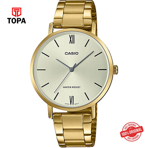 Casio LTP-VT01G-9B Quartz Analog Women's Watch