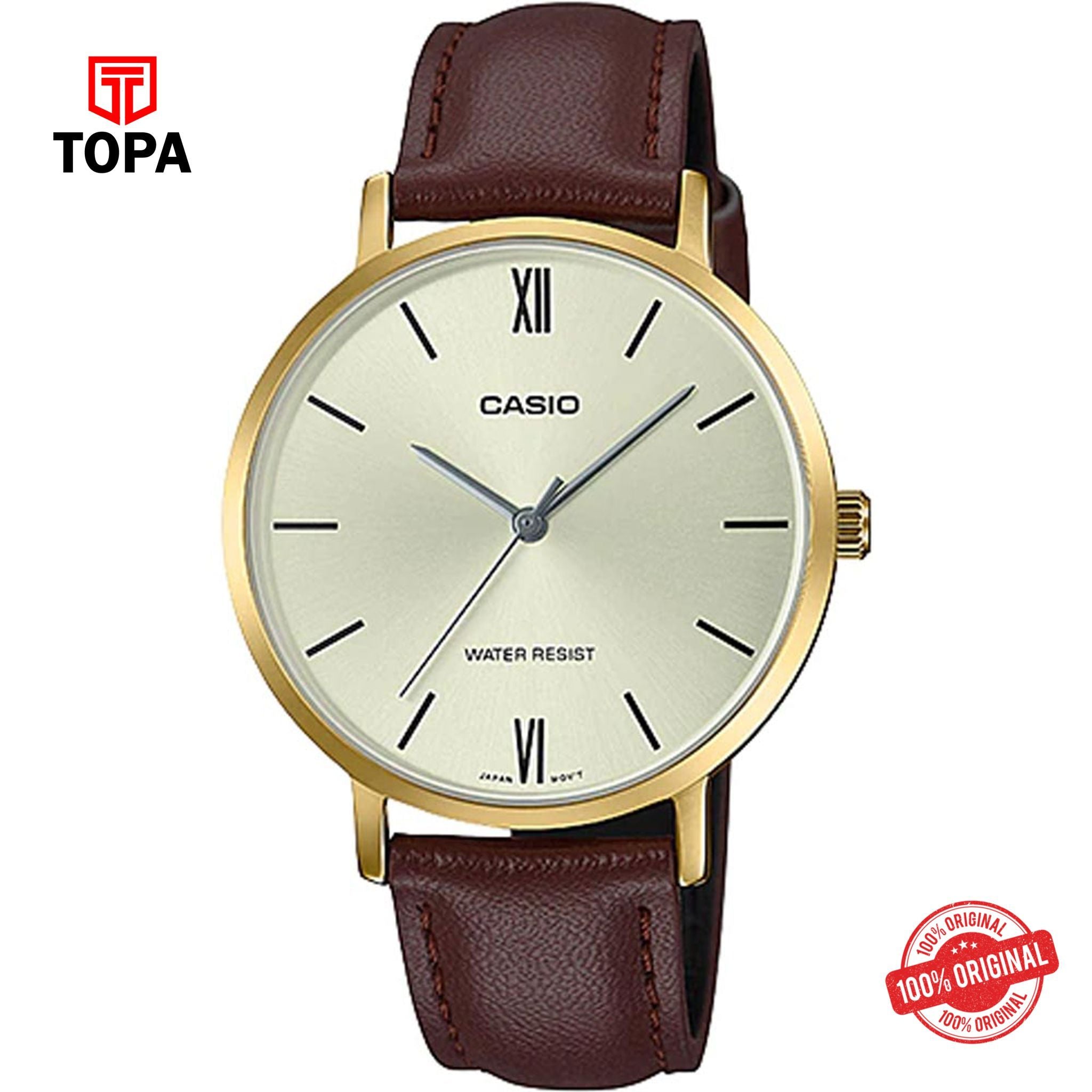 Casio LTP-VT01GL-9B Quartz Analog Women's Watch