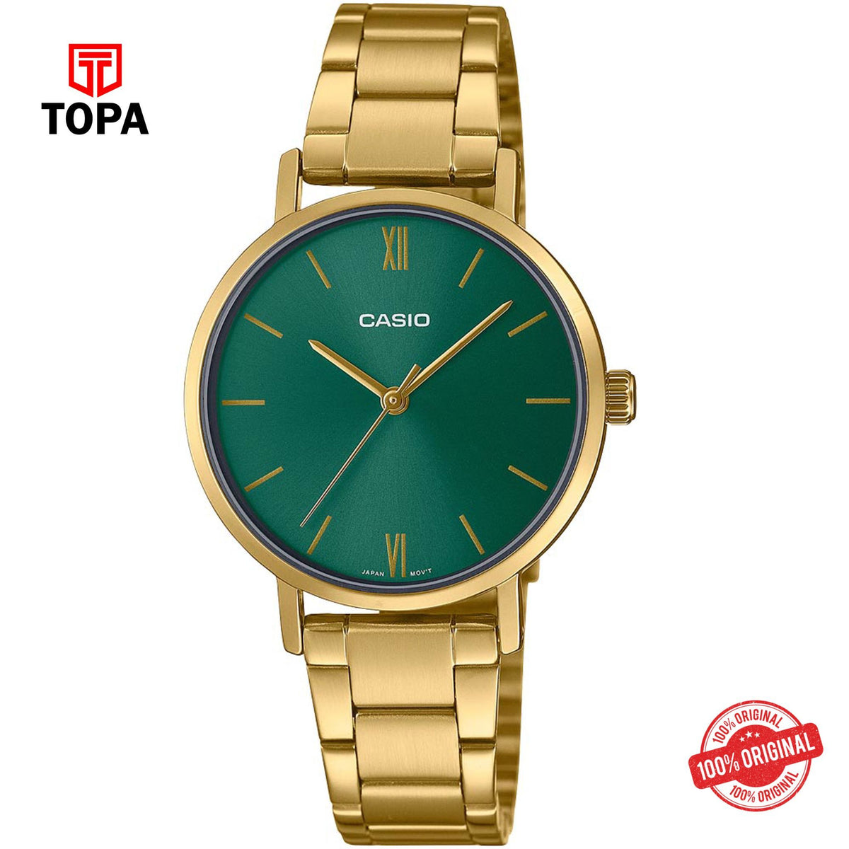 Casio LTP-VT02G-3A Quartz Analog Women's Watch