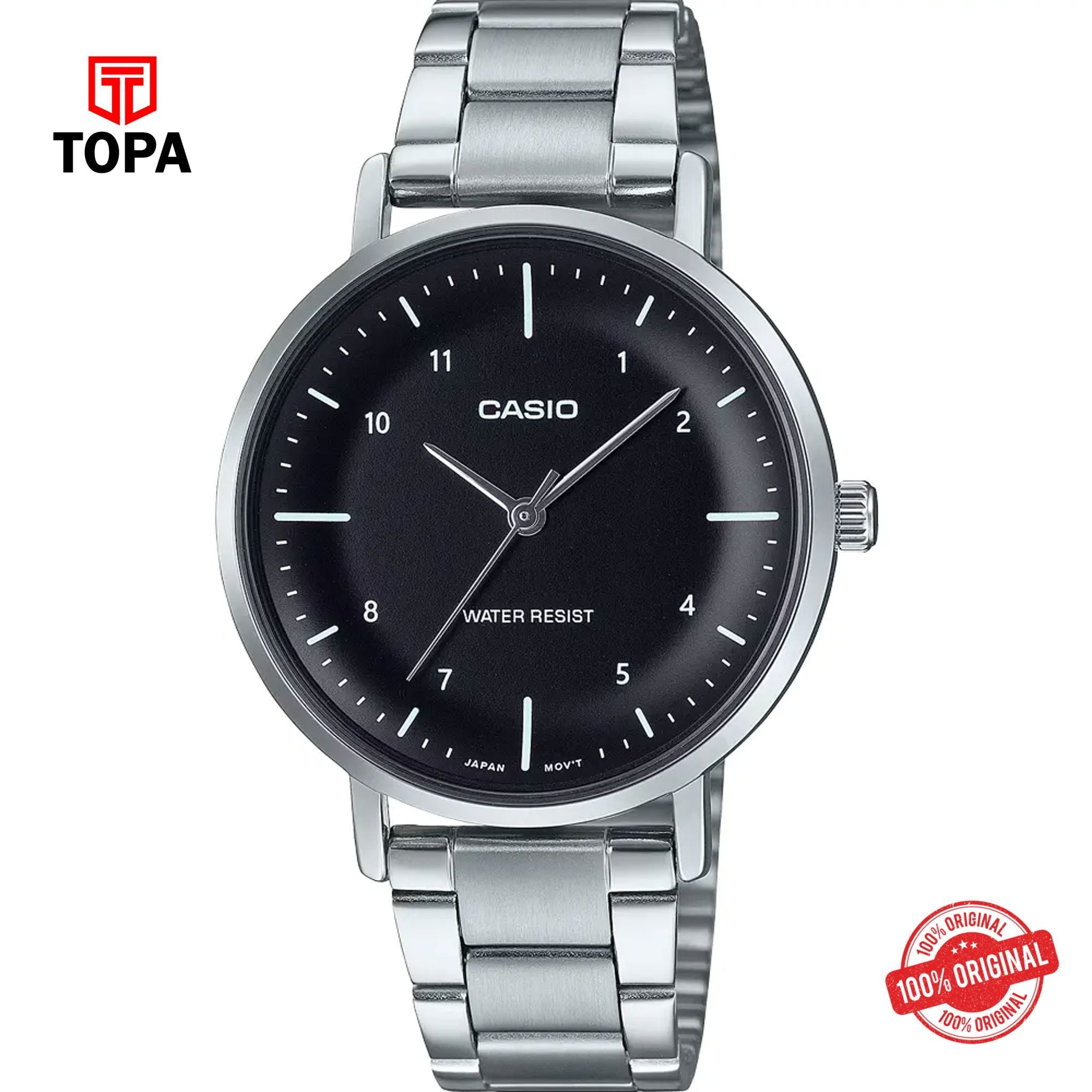 Casio LTP-VT03D-1B Quartz Analog Women's Watch