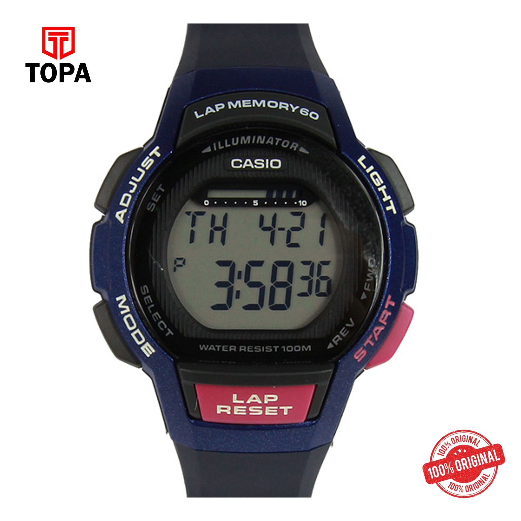Casio LWS-1000H-2AVDF Quartz Digital Women's Watch