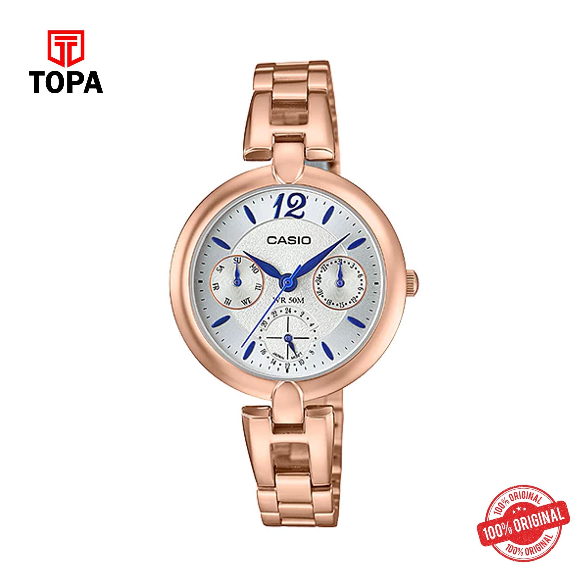 Casio LTP-E401PG-7AVDF Quartz Analog Women's Watch
