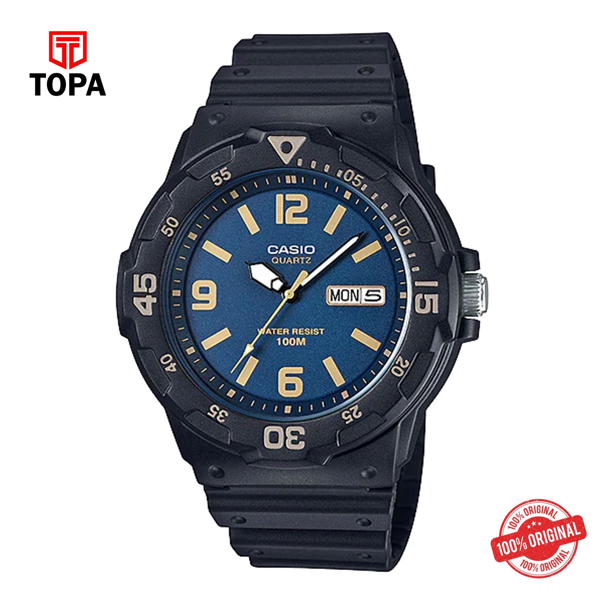 Casio MRW-200H-2B3 Quartz Analog Men's Watch
