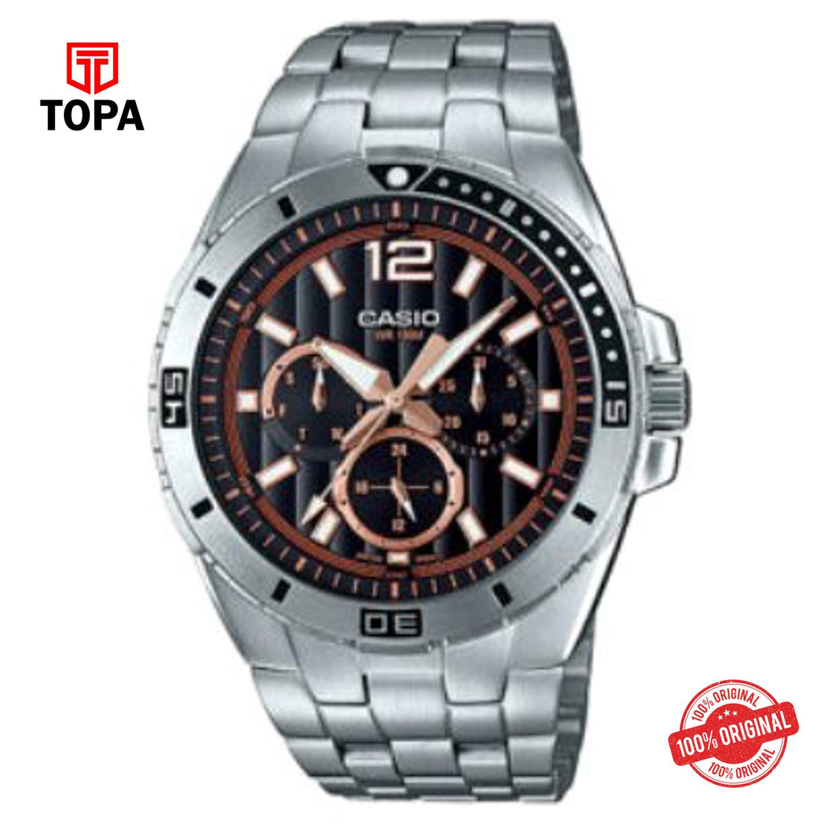 Casio MTD-1060D-1A3VDF Quartz Analog Men's Watch