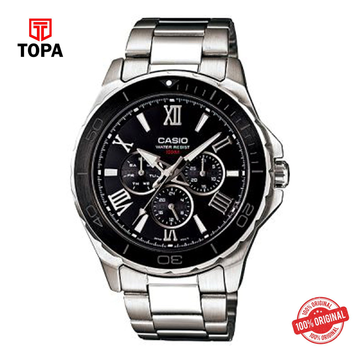 Casio MTD-1075D-1A1VDF Quartz Analog Men's Watch