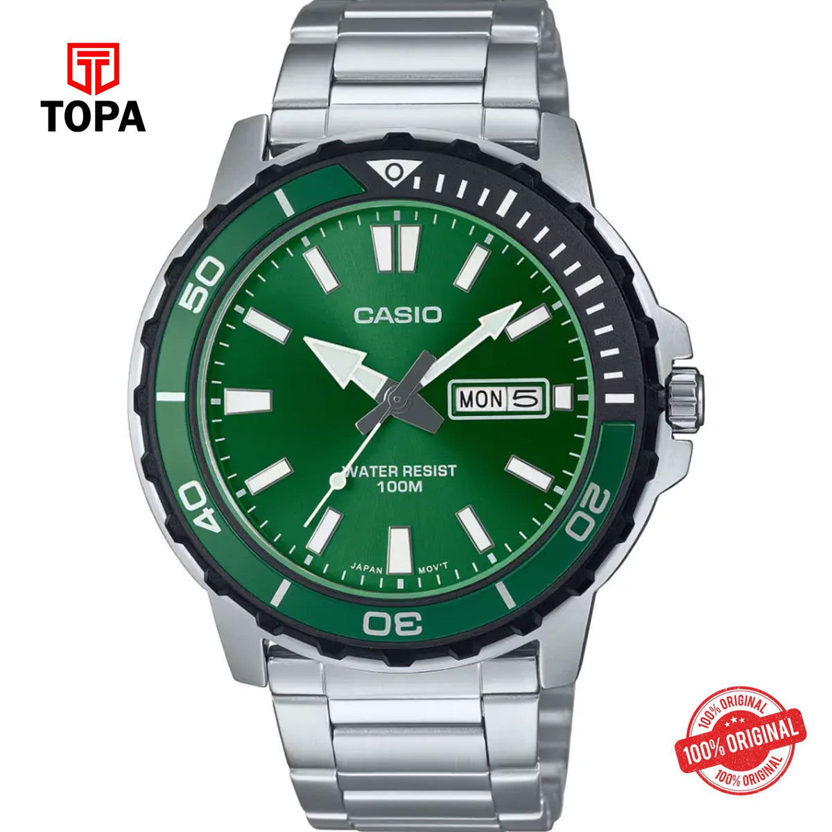 Casio MTD-125D-3A Quartz Analog Men's Watch