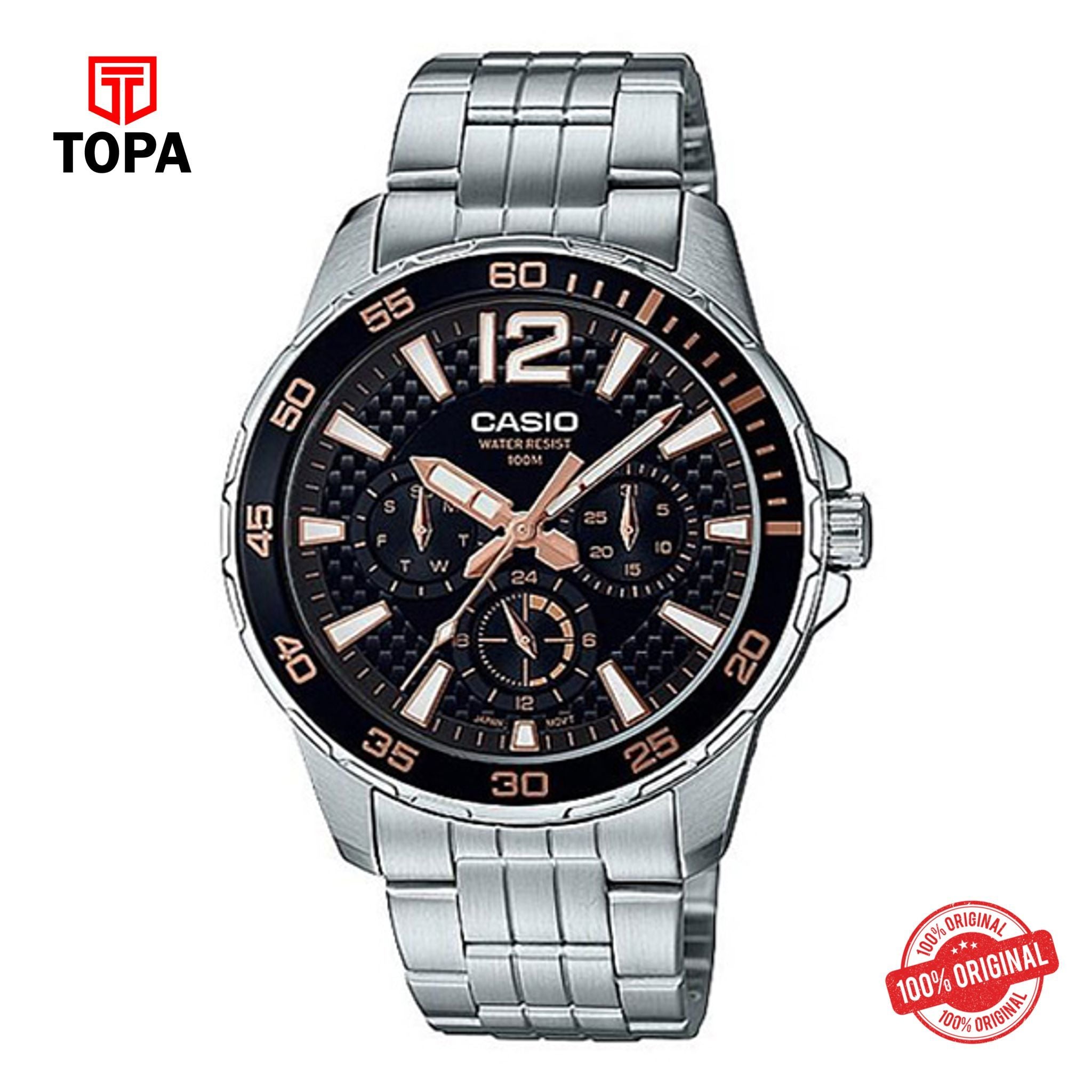 Casio MTD-330D-1A3 Quartz Analog Men's Watch