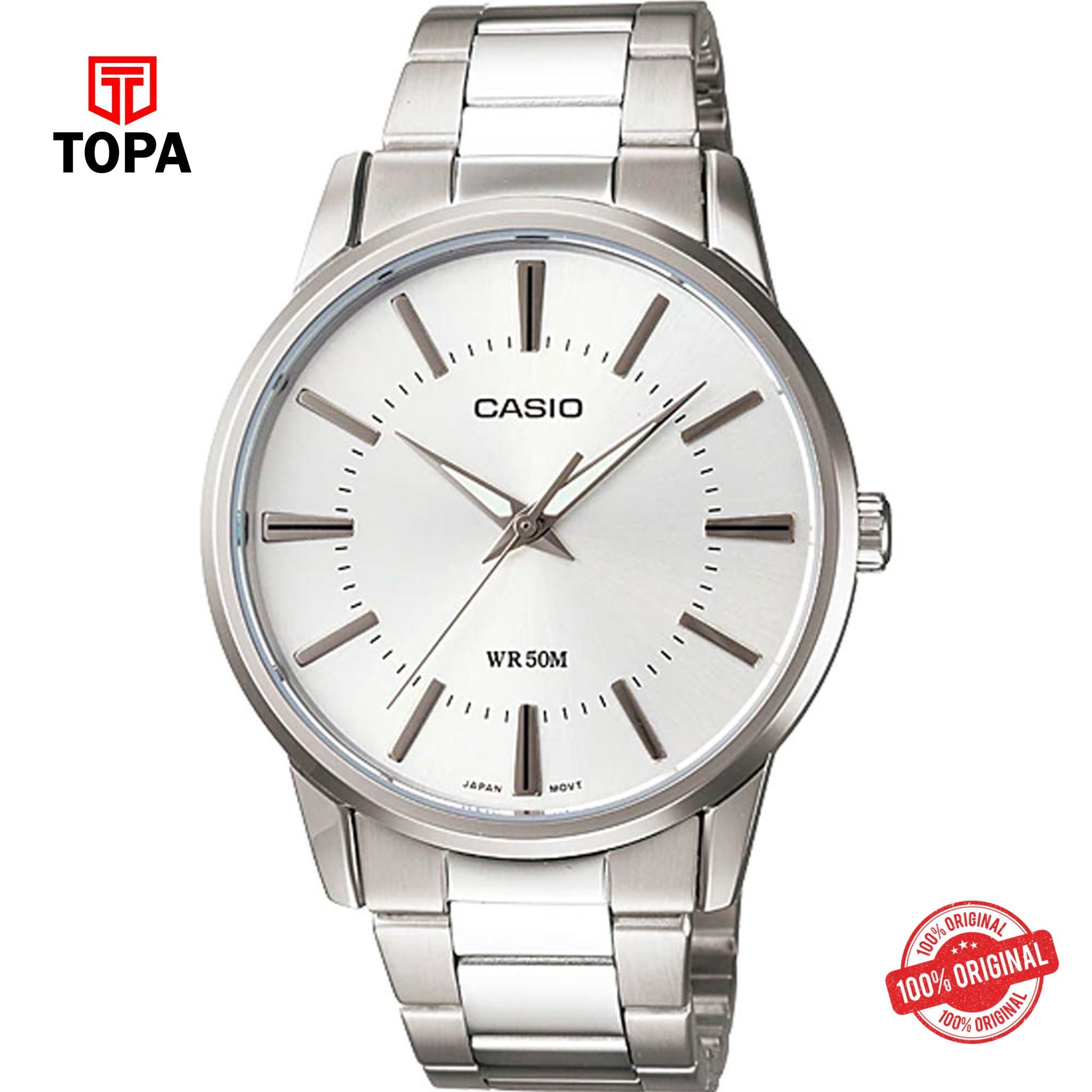 Topa Casio-MTP-1303D-7AV-Metal-Band-Mens-watch - Product Image 1