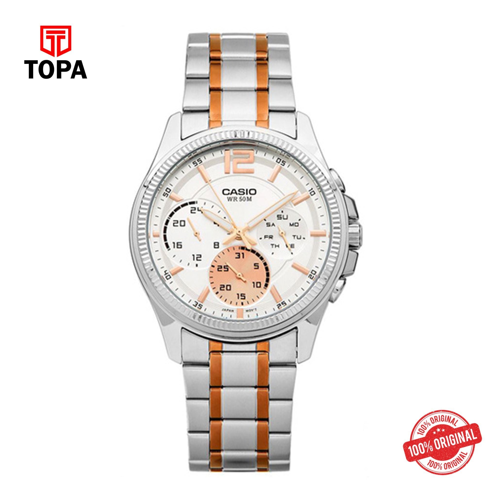 Casio MTP-E305RG-7AVDF Quartz Analog Men's Watch