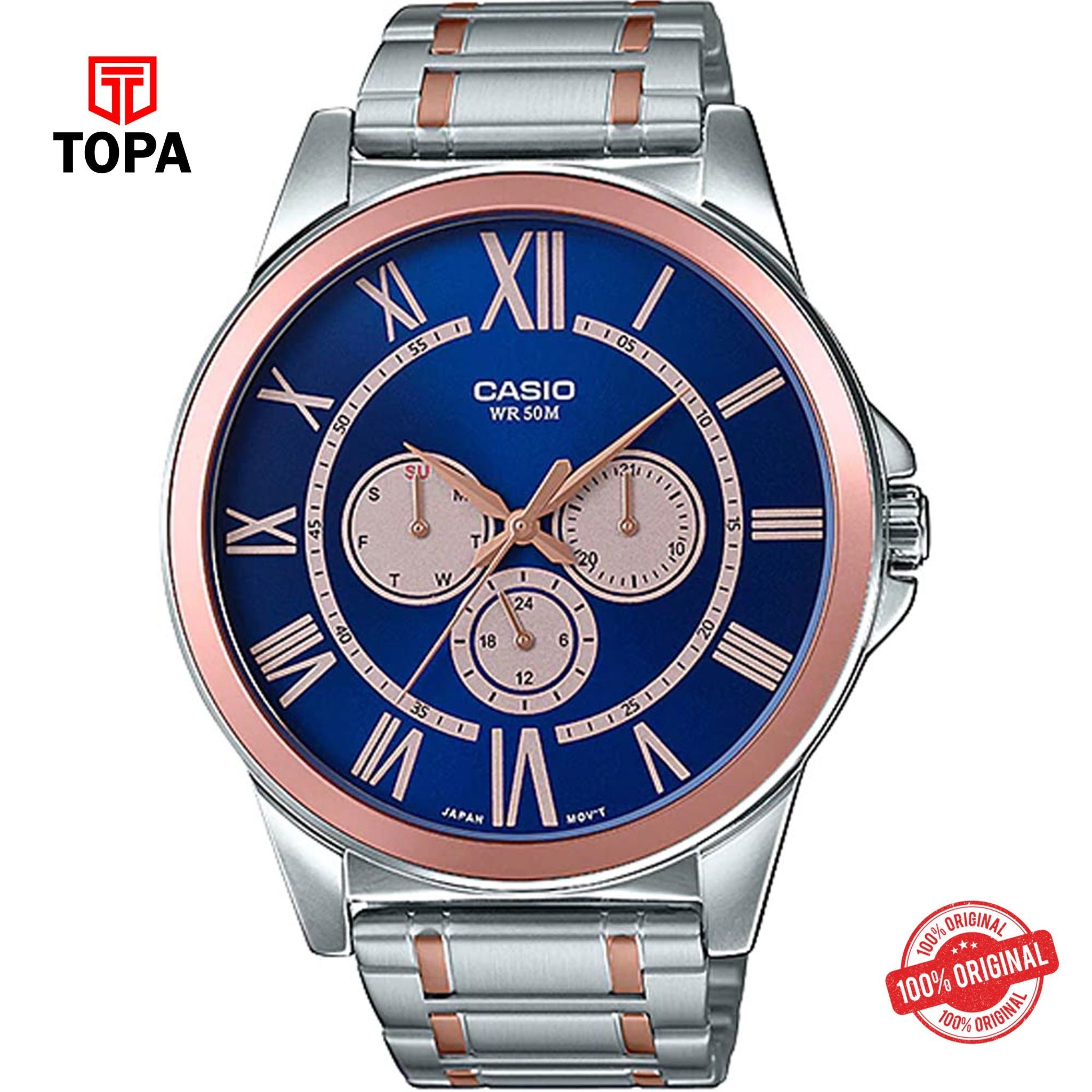 Casio MTP-E318RG-2B Quartz Analog Men's Watch