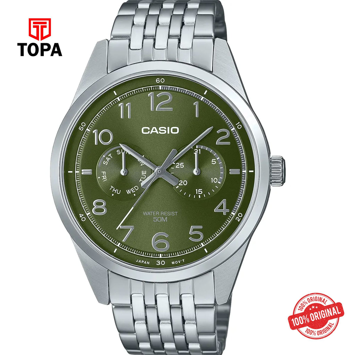 Casio MTP-E340D-3A Quartz Analog Men's Watch