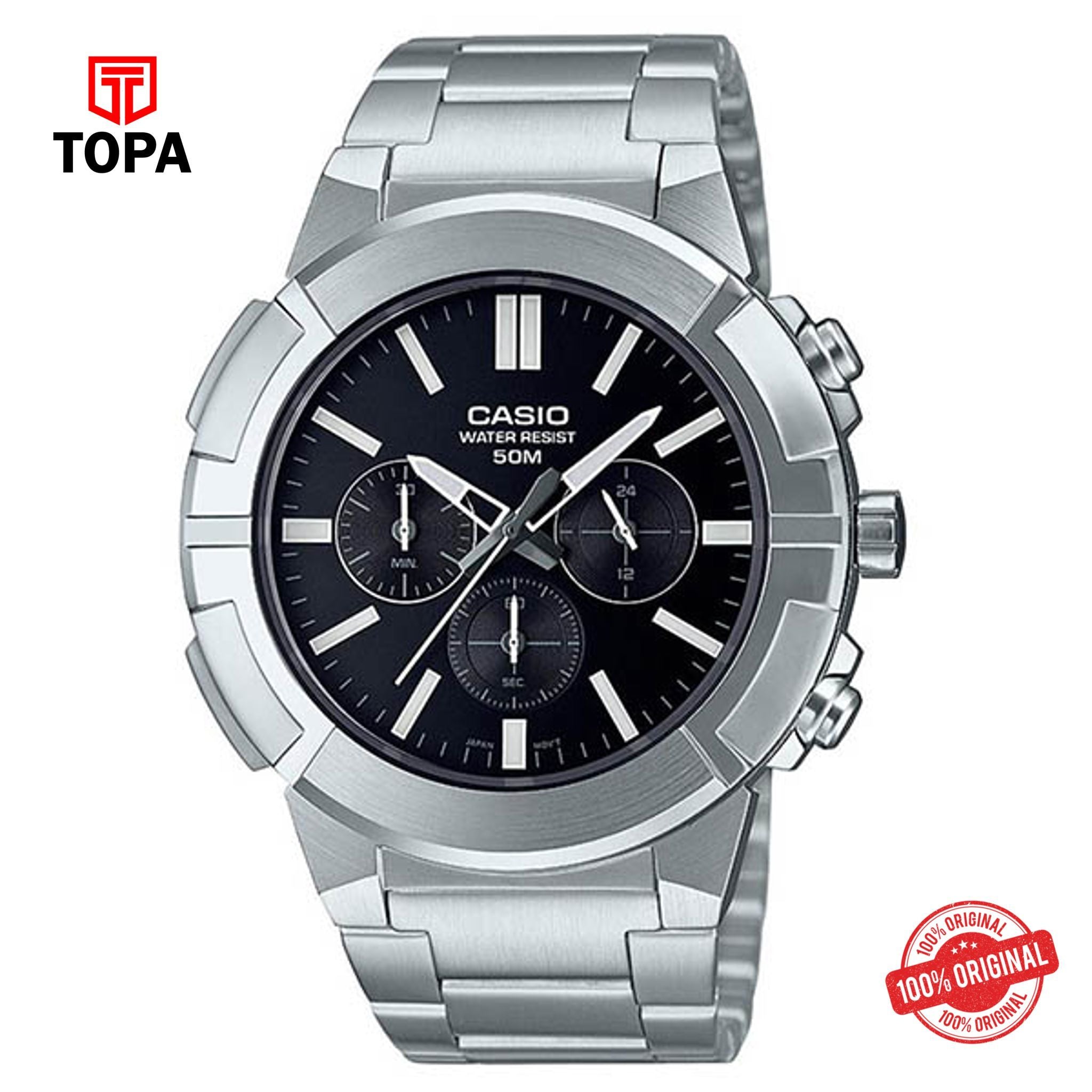 Casio MTP-E500D-1AUDF Quartz Analog Men's Watch