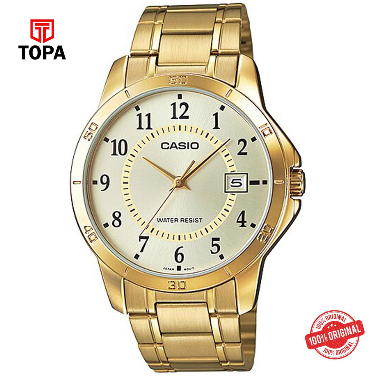 Casio MTP-V004G-9B Quartz Analog Men's Watch