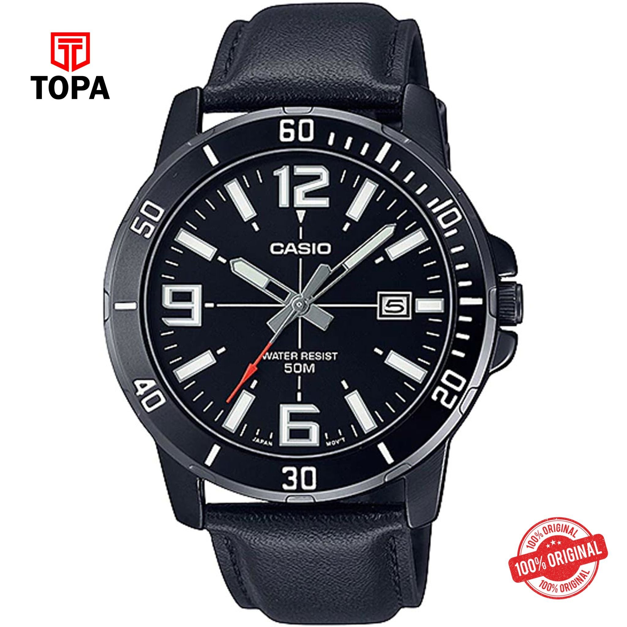 Casio MTP-VD01BL-1B Quartz Analog Men's Watch