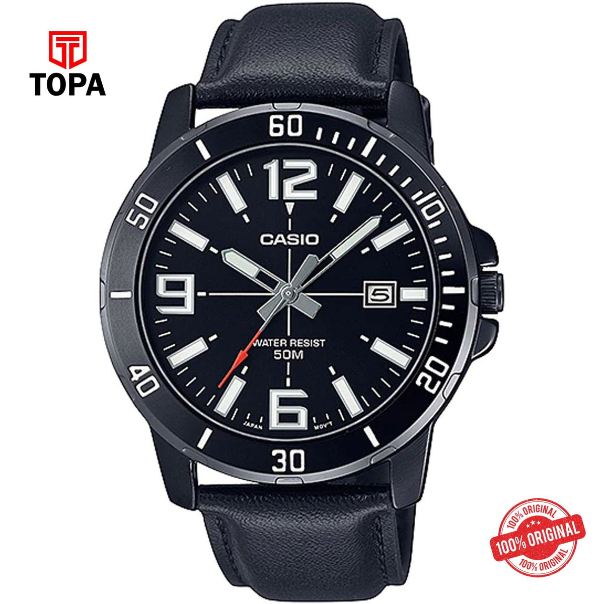 Casio MTP-VD01BL-1B Quartz Analog Men's Watch