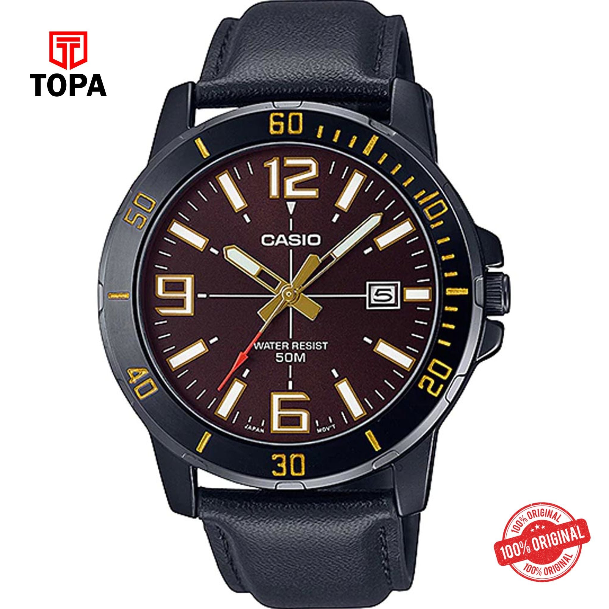 Casio MTP-VD01BL-5B Quartz Analog Men's Watch