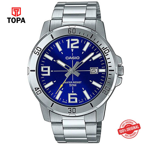 Casio MTP-VD01D-2B Quartz Analog Men's Watch