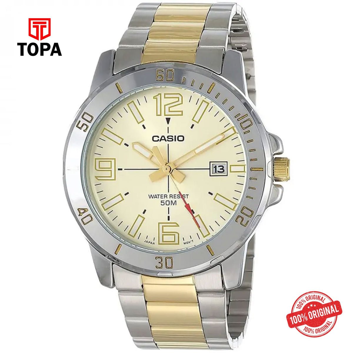 Casio MTP-VD01SG-9B Quartz Analog Men's Watch