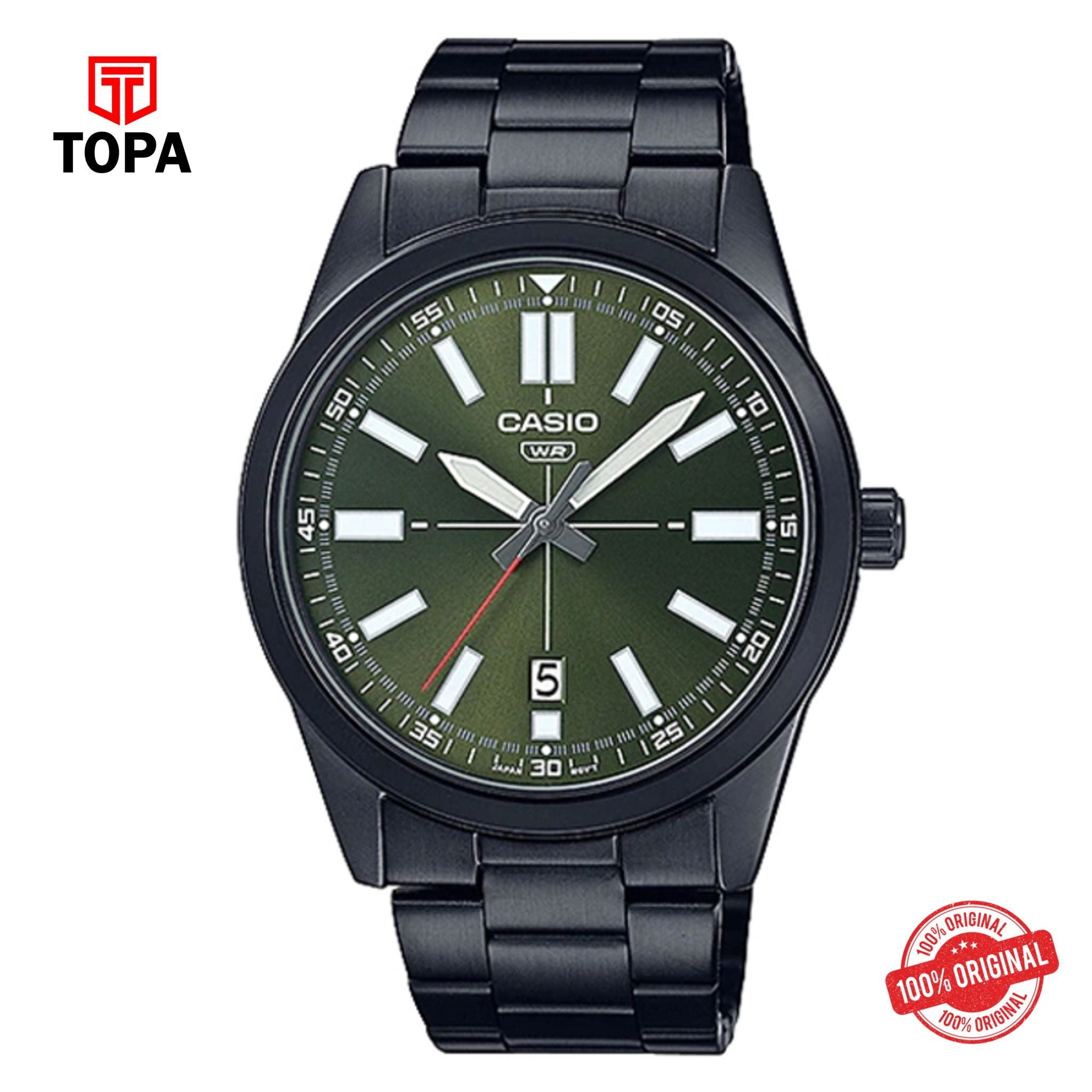 Casio MTP-VD02B-3E Quartz Analog Men's Watch