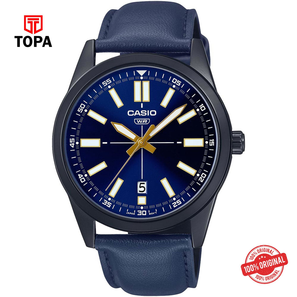 Casio MTP-VD02BL-2E Quartz Analog Men's Watch