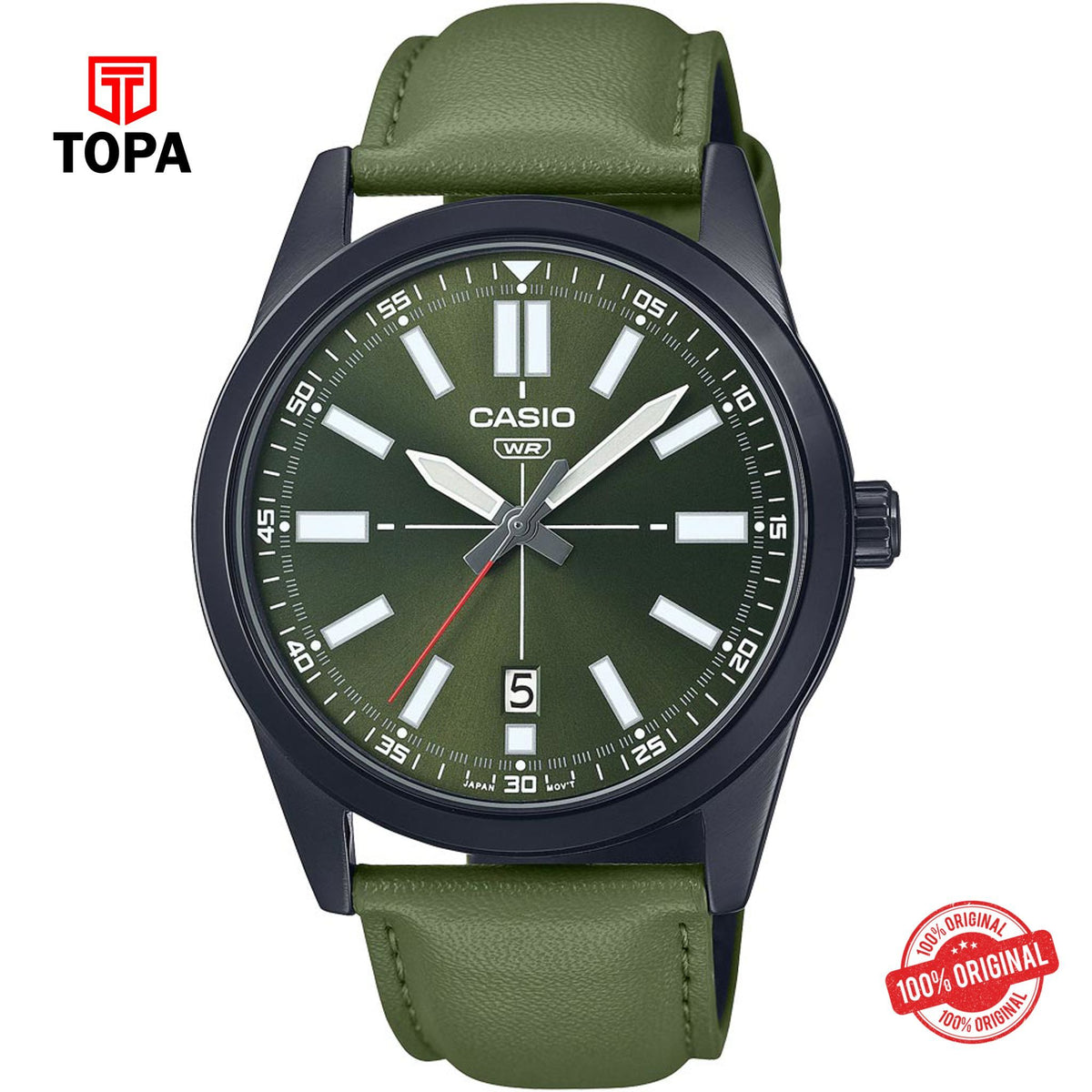 Casio MTP-VD02BL-3E Quartz Analog Men's Watch