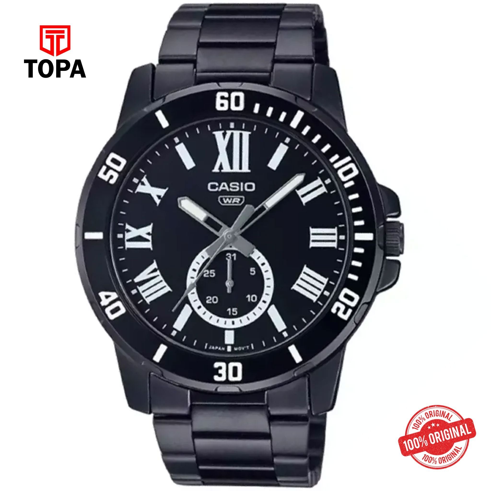 Casio MTP-VD200B-1B Quartz Analog Men's Watch