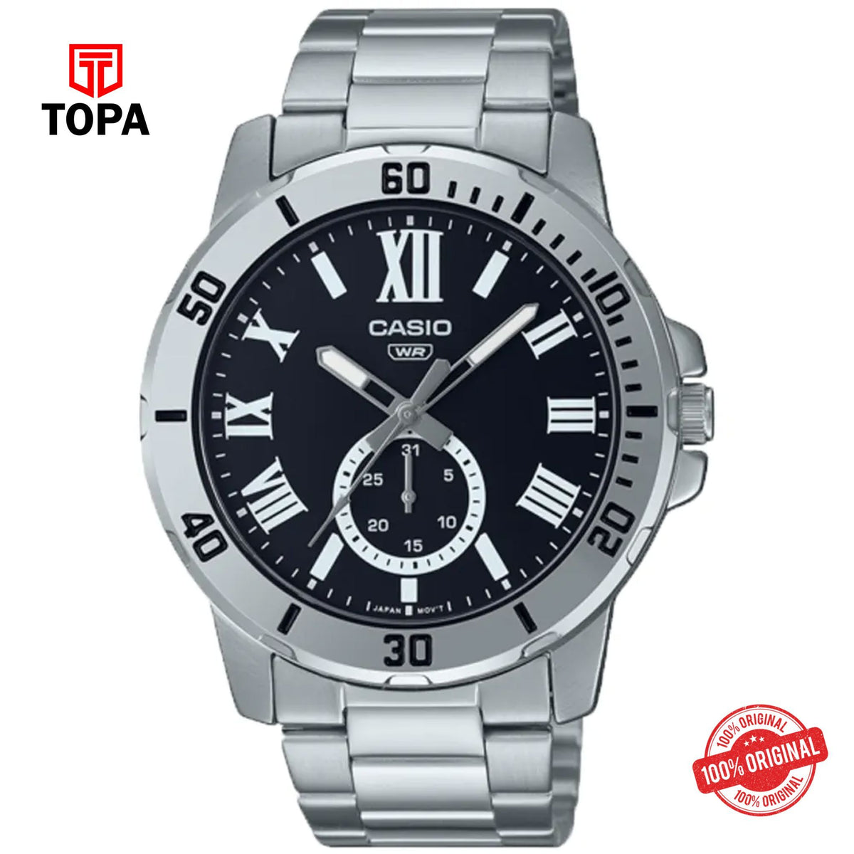 Casio MTP-VD200D-1B Quartz Analog Men's Watch
