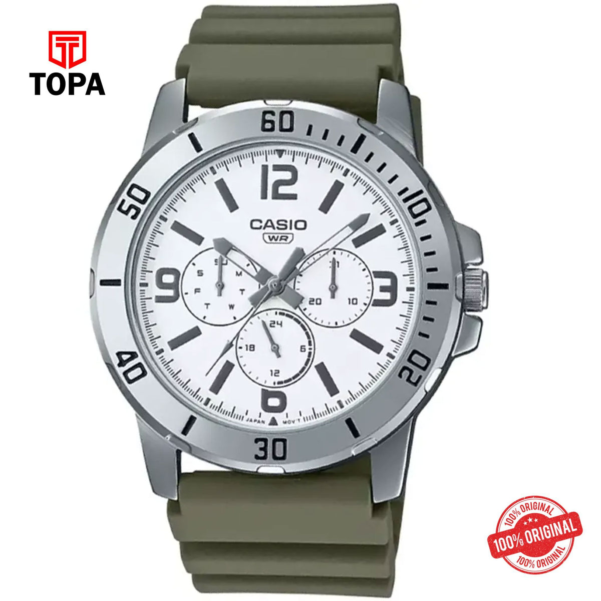 Casio MTP-VD300-3B Quartz Analog Men's Watch