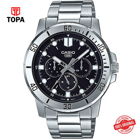 Topa Casio-MTP-VD300D-1E-Metal-Band-Mens-Watch - Product Image 1