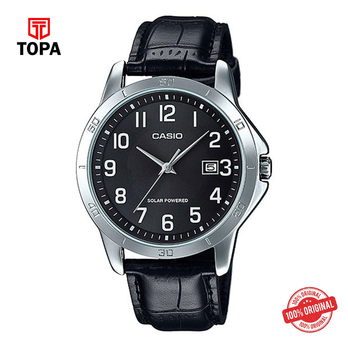 Casio MTP-VS02L-1B Solar Analog Men's Watch