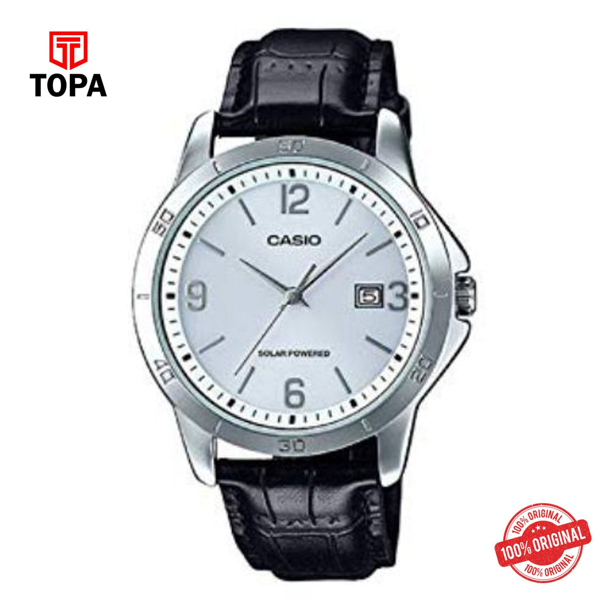Casio MTP-VS02L-7A Solar Analog Men's Watch