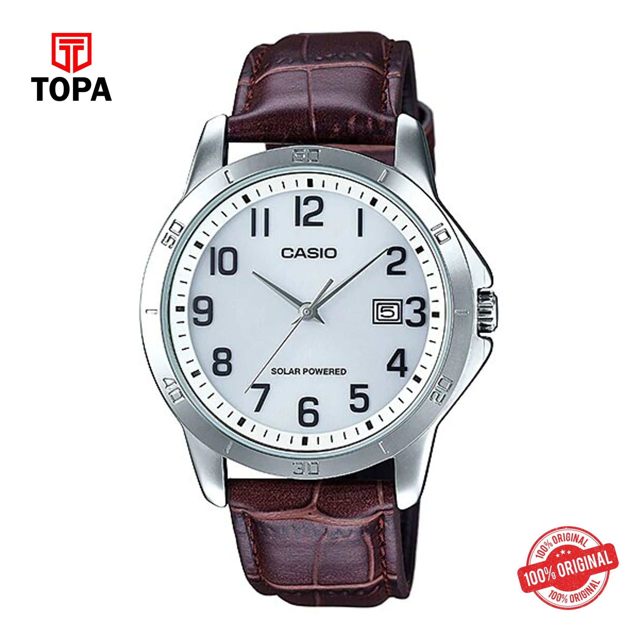 Casio MTP-VS02L-7B Solar Analog Men's Watch