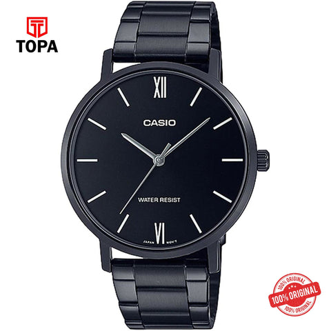 Topa Casio-MTP-VT01B-1B-Metal-Band-Mens-Watch - Product Image 1