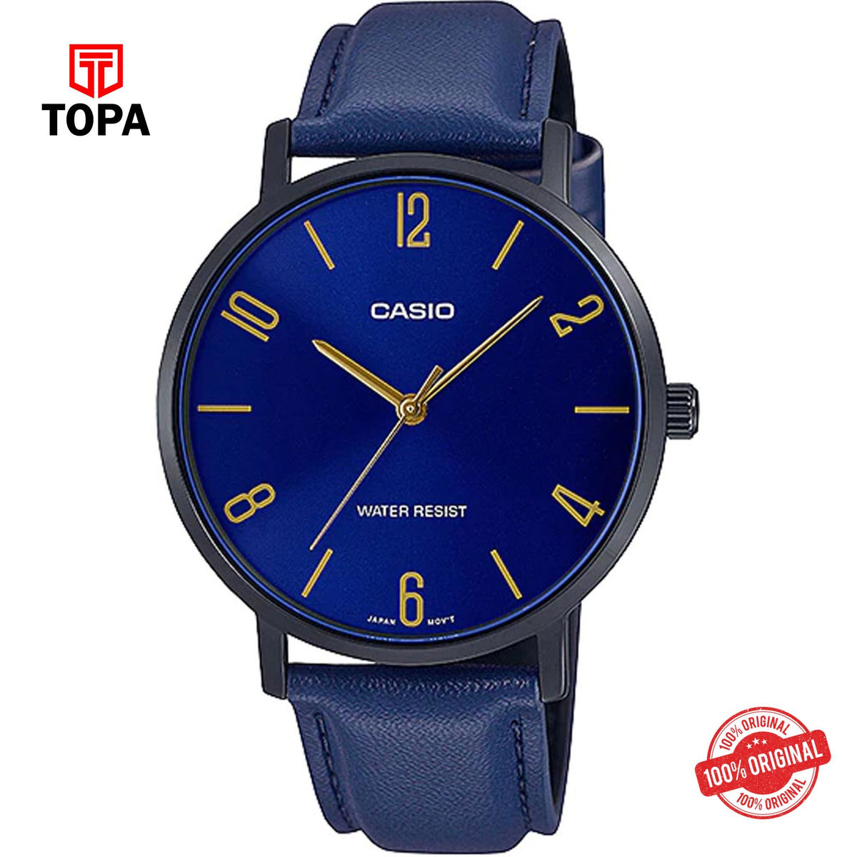 Casio MTP-VT01BL-2B Quartz Analog Men's Watch