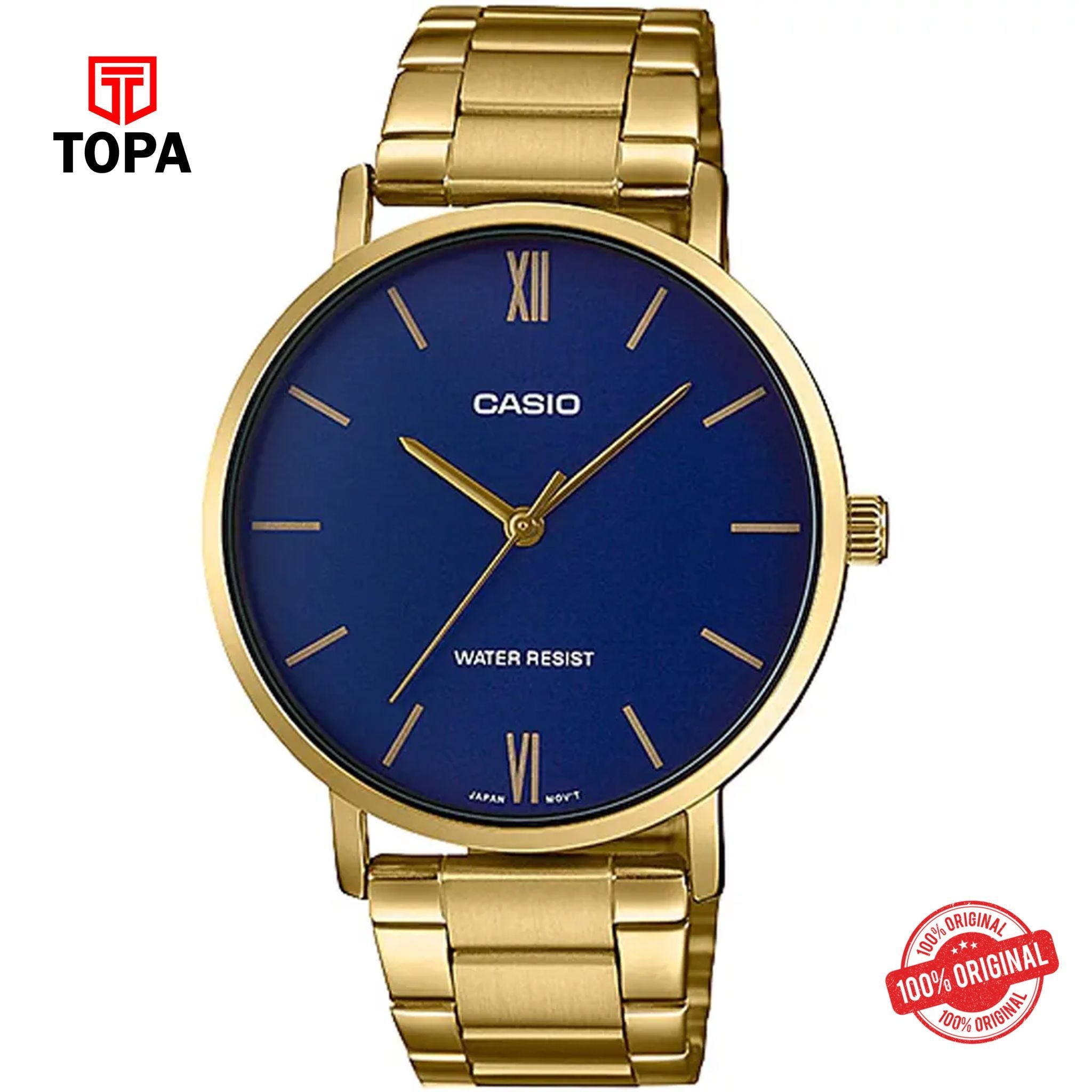 Casio MTP-VT01G-2B Quartz Analog Men's Watch