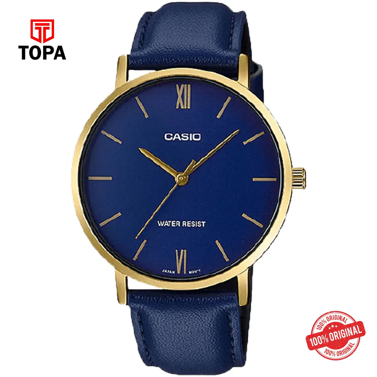 Casio MTP-VT01GL-2B Quartz Analog Men's Watch