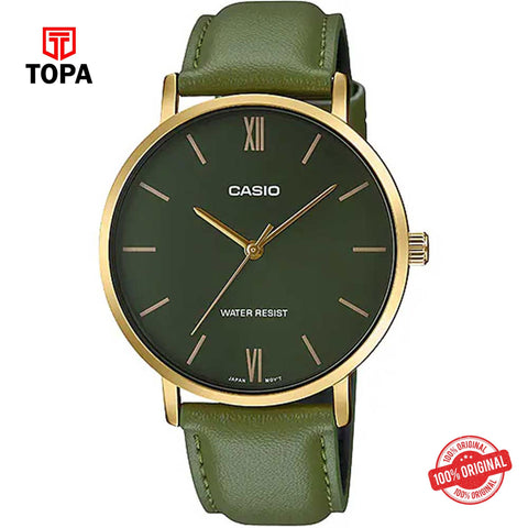 Casio MTP-VT01GL-3B Quartz Analog Men's Watch