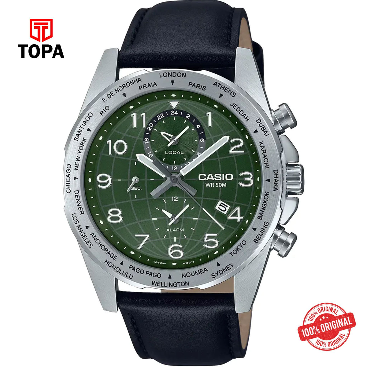 Casio MTP-W300L-3A Quartz Analog Men's Watch